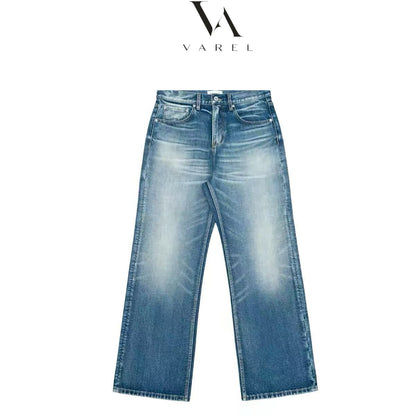 [ VAREL ] Rugged Vintage Straight-Leg 501 Jeans—Built to Last, Made to Stand Out.
