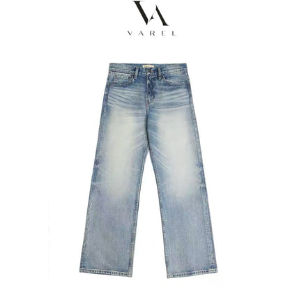 [ VAREL ] Rugged Vintage Straight-Leg 501 Jeans—Built to Last, Made to Stand Out.