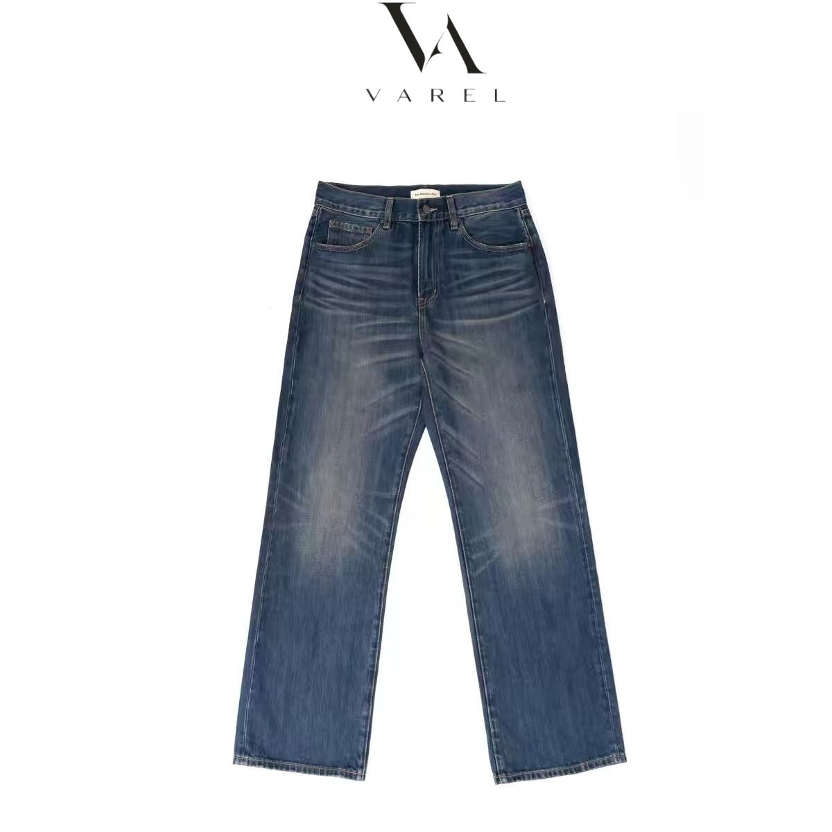 [ VAREL ] Rugged Vintage Straight-Leg 501 Jeans—Built to Last, Made to Stand Out.
