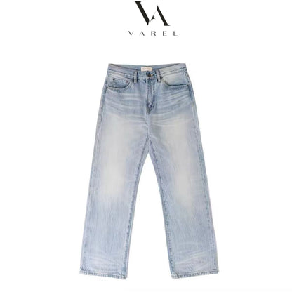 [ VAREL ] Rugged Vintage Straight-Leg 501 Jeans—Built to Last, Made to Stand Out.