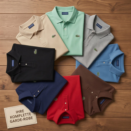 Men’s Breathable Cotton Polo Shirt – Short Sleeve, Classic Fit, Summer Clearance Special