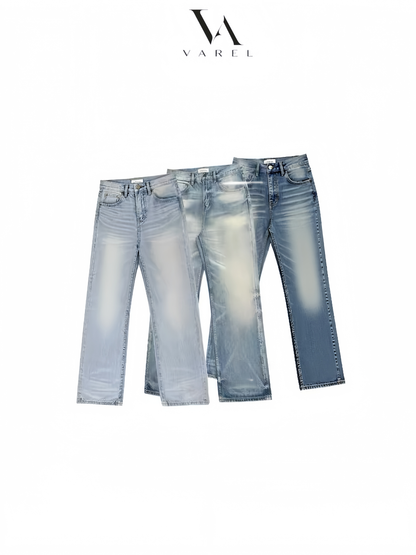 [ VAREL ] Rugged Vintage Straight-Leg 501 Jeans—Built to Last, Made to Stand Out.