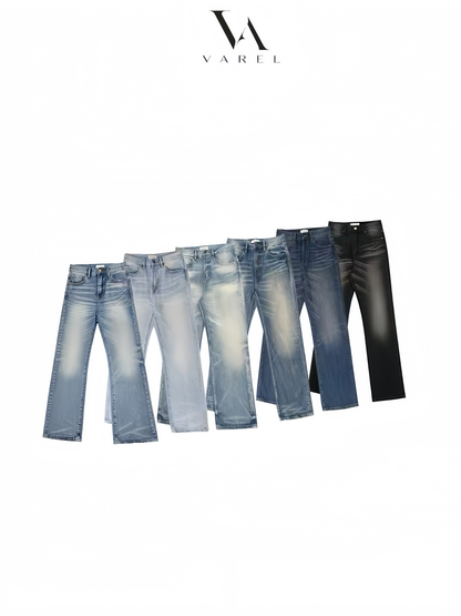 [ VAREL ] Rugged Vintage Straight-Leg 501 Jeans—Built to Last, Made to Stand Out.